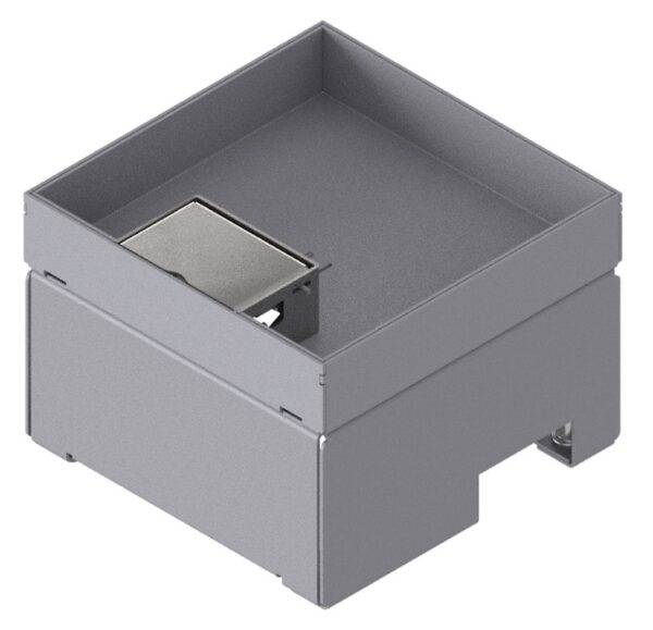Produktbild UBD 162 301  -  Unterflur-Bodendose UBD 160 inkl. Deckel mit Kante, geschlossen, 30mm Vertiefung und 1 Schnurauslass
